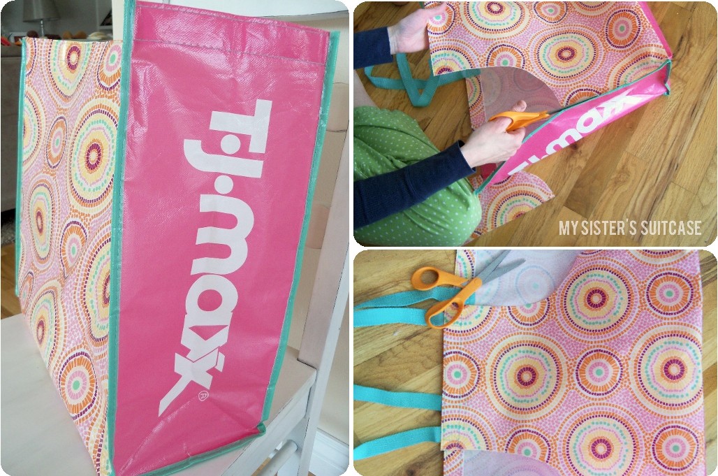 Reusable Shopping Bag to Apron! - My Sister's Suitcase - Packed ...